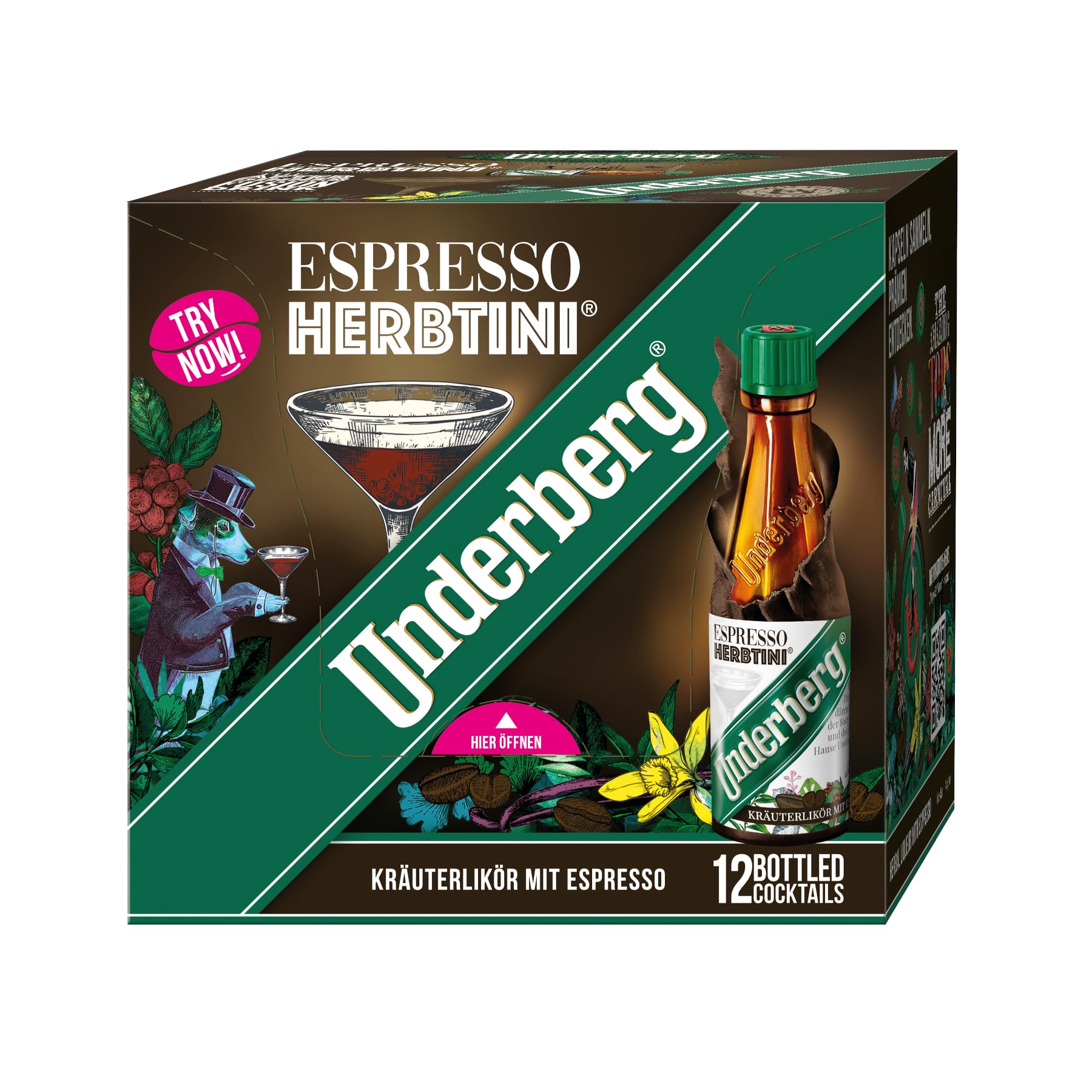Underberg Espresso Herbtini 27% Vol. 12x0,02l — Piscosaveur