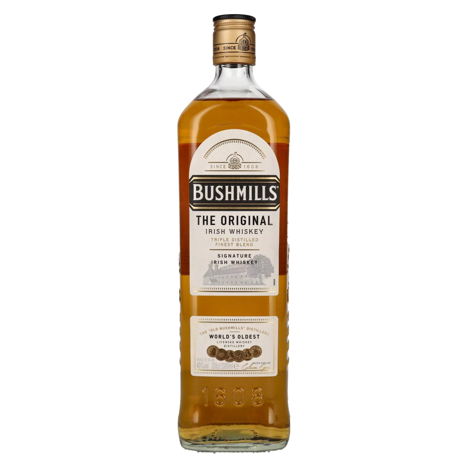 Bushmills Triple Distilled Original Irish Whiskey 40% Vol. 1l — Piscosaveur