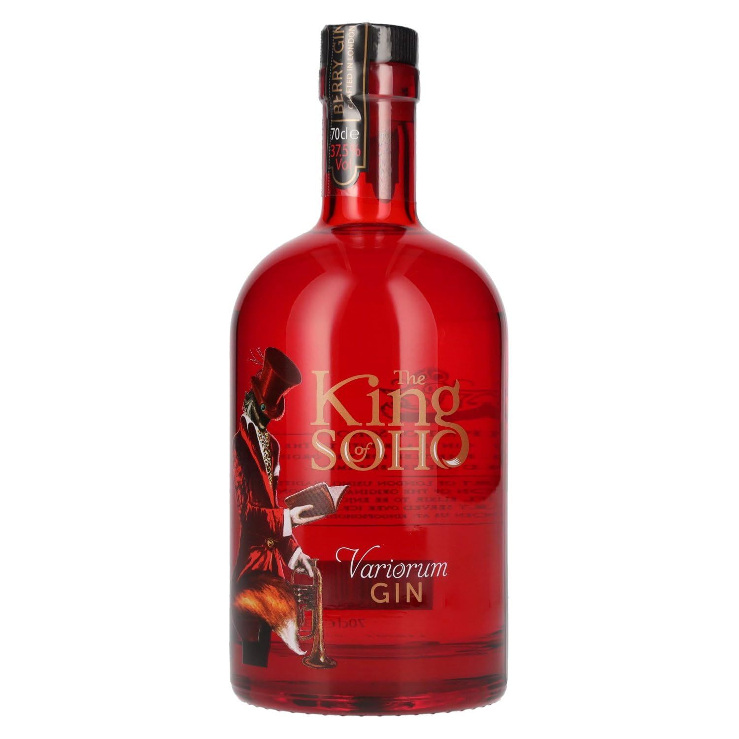 The King of Soho Variorum Gin Pink Strawberry Edition 37,5% Vol. 0,7l — Piscosaveur