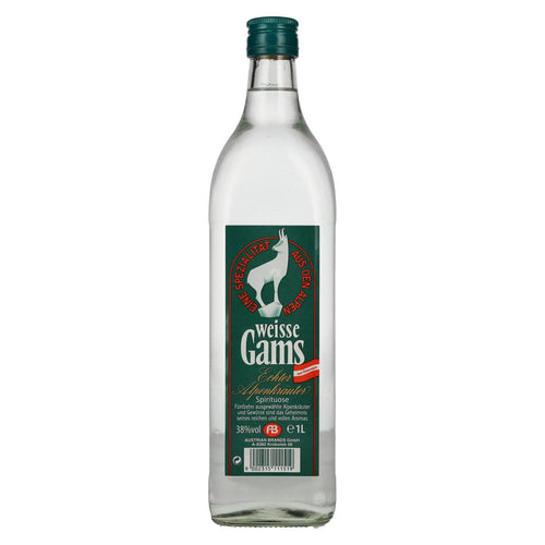 Weisse Gams Echter Alpenkräuter 38% Vol. 1l — Piscosaveur