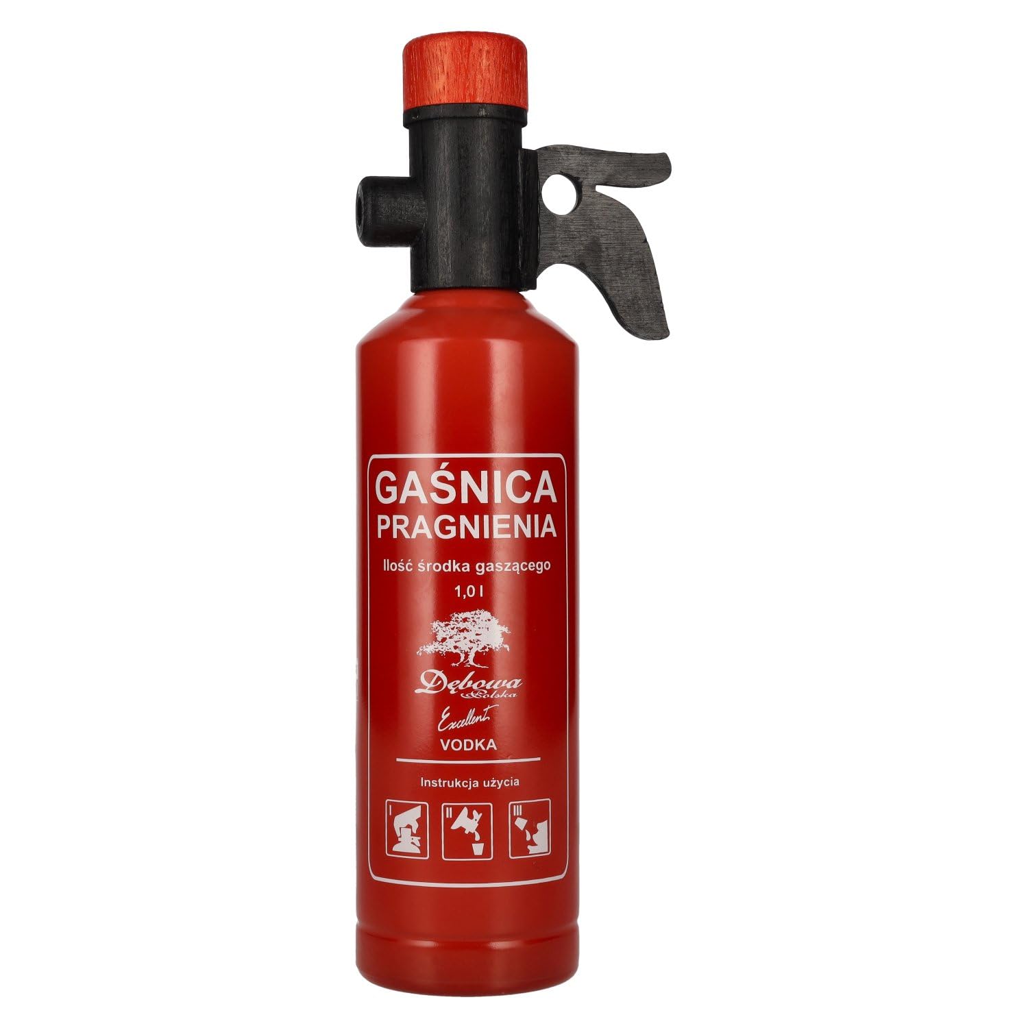 Debowa Wódka Gaśnica Pragnienia Feuerlöscher 40% Vol. 1l — Piscosaveur