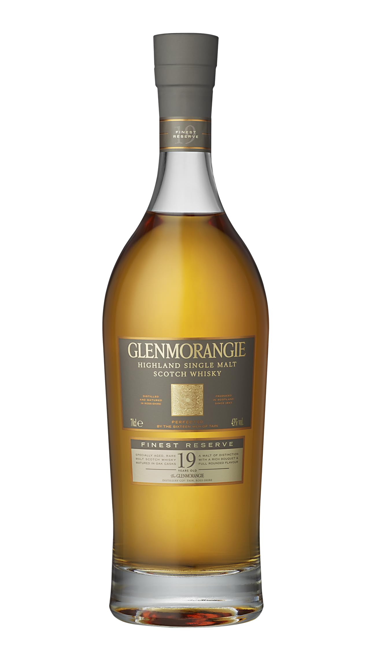 Glenmorangie FINEST RESERVE 19 Years Old Highland Single Malt 43% Vol. — Piscosaveur