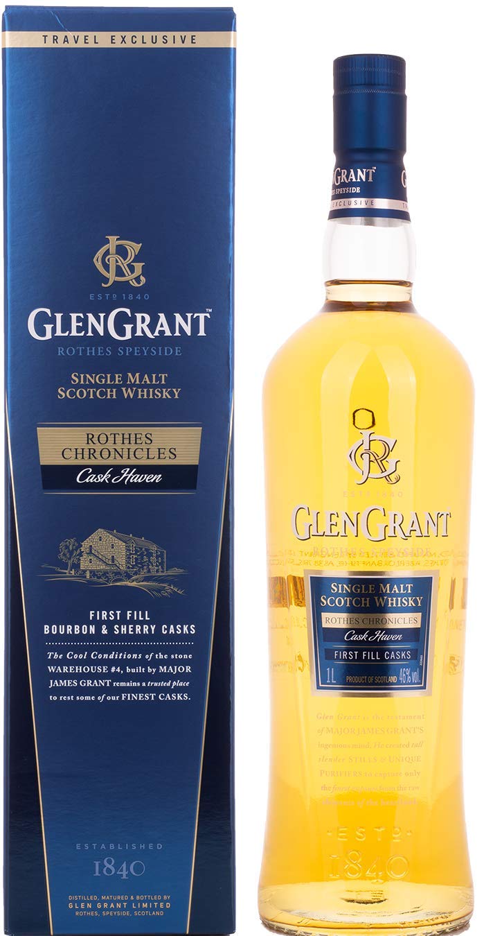 Glen Grant Rothes Chronicles CASK HAVEN Single Malt Scotch Whisky 46%  — Piscosaveur