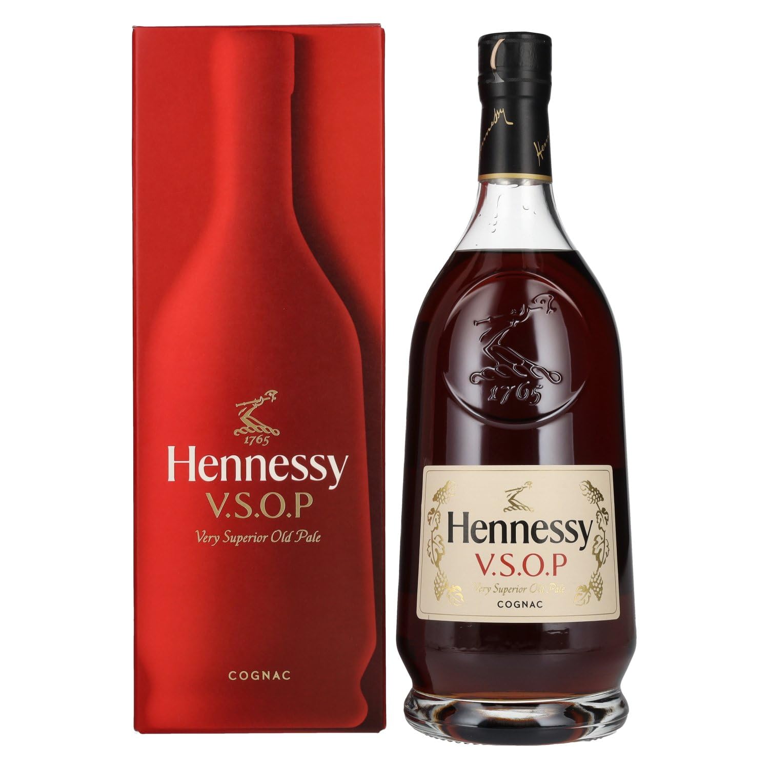 Hennessy V.S.O.P Cognac 40% Vol. 1l en boîte cadeau