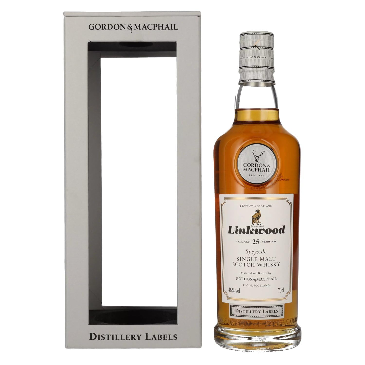 Gordon & MacPhail LINKWOOD 25 Years Old Distillery Labels 46% Vol. 0,7 — Piscosaveur