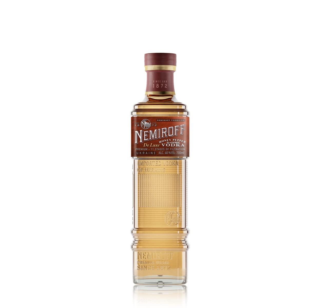 Nemiroff De Luxe HONEY PEPPAR Flavoured Vodka 40% Vol. 0,7l — Piscosaveur
