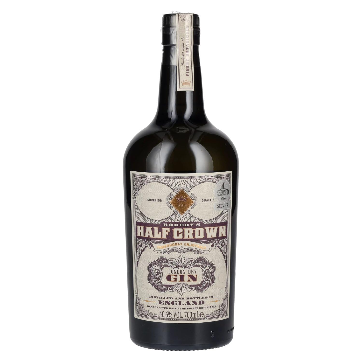 Rokeby's Half Crown London Dry Gin 40,6% Vol. 0,7l — Piscosaveur
