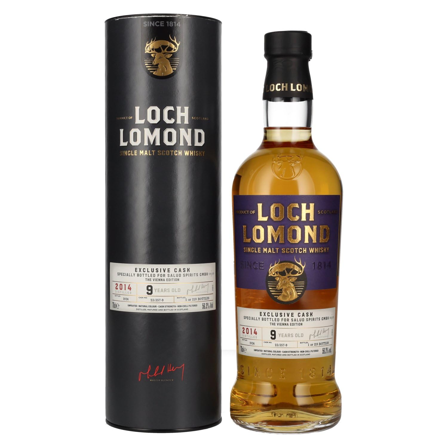 Loch Lomond 9 Years Old VIENNA EDITION Exclusiv Cask Single Malt Scotc — Piscosaveur