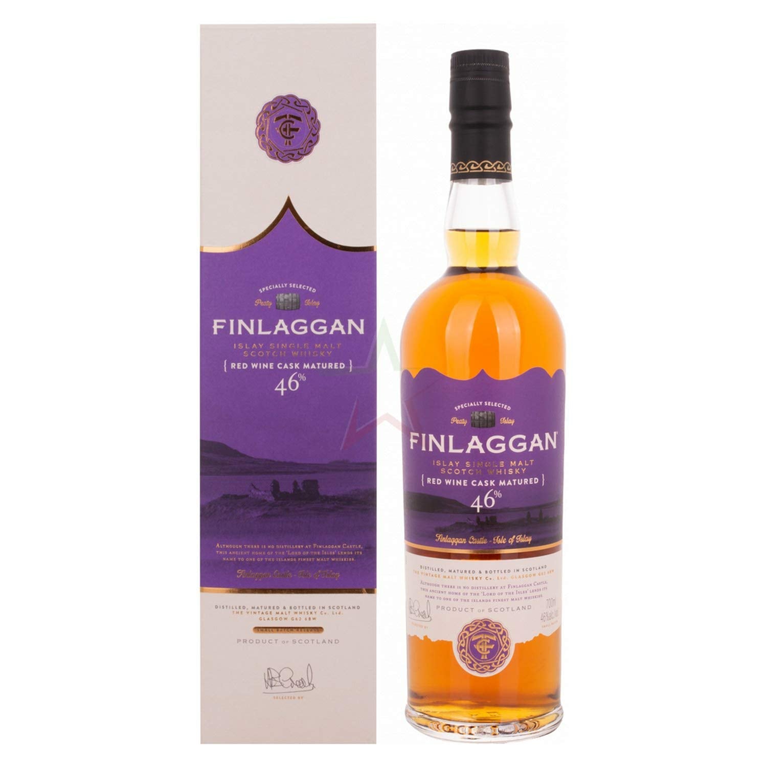 Finlaggan RED WINE CASK MATURED Islay Single Malt Whisky 46% Vol. 0,7l — Piscosaveur