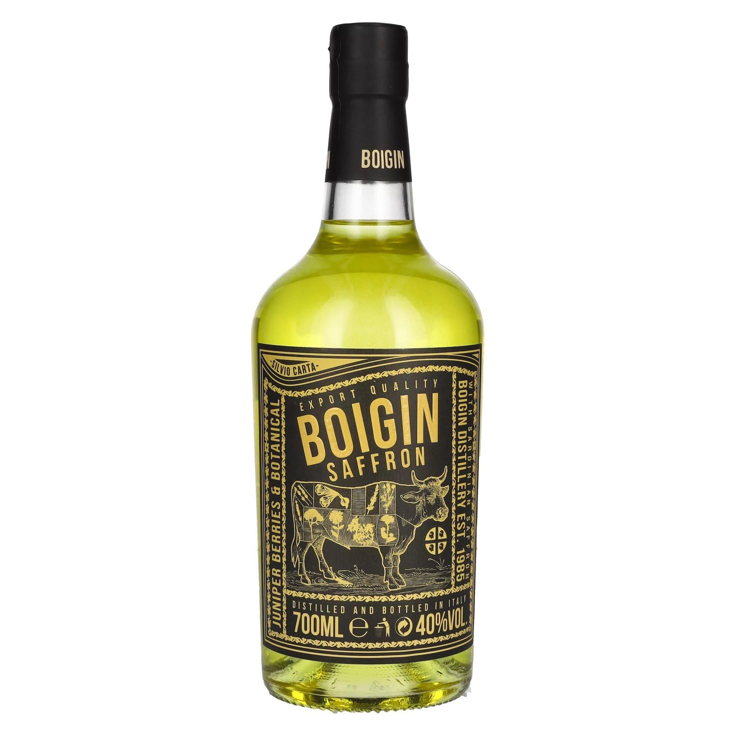 Silvio Carta Boigin Saffron Gin 40% Vol. 0,7l — Piscosaveur