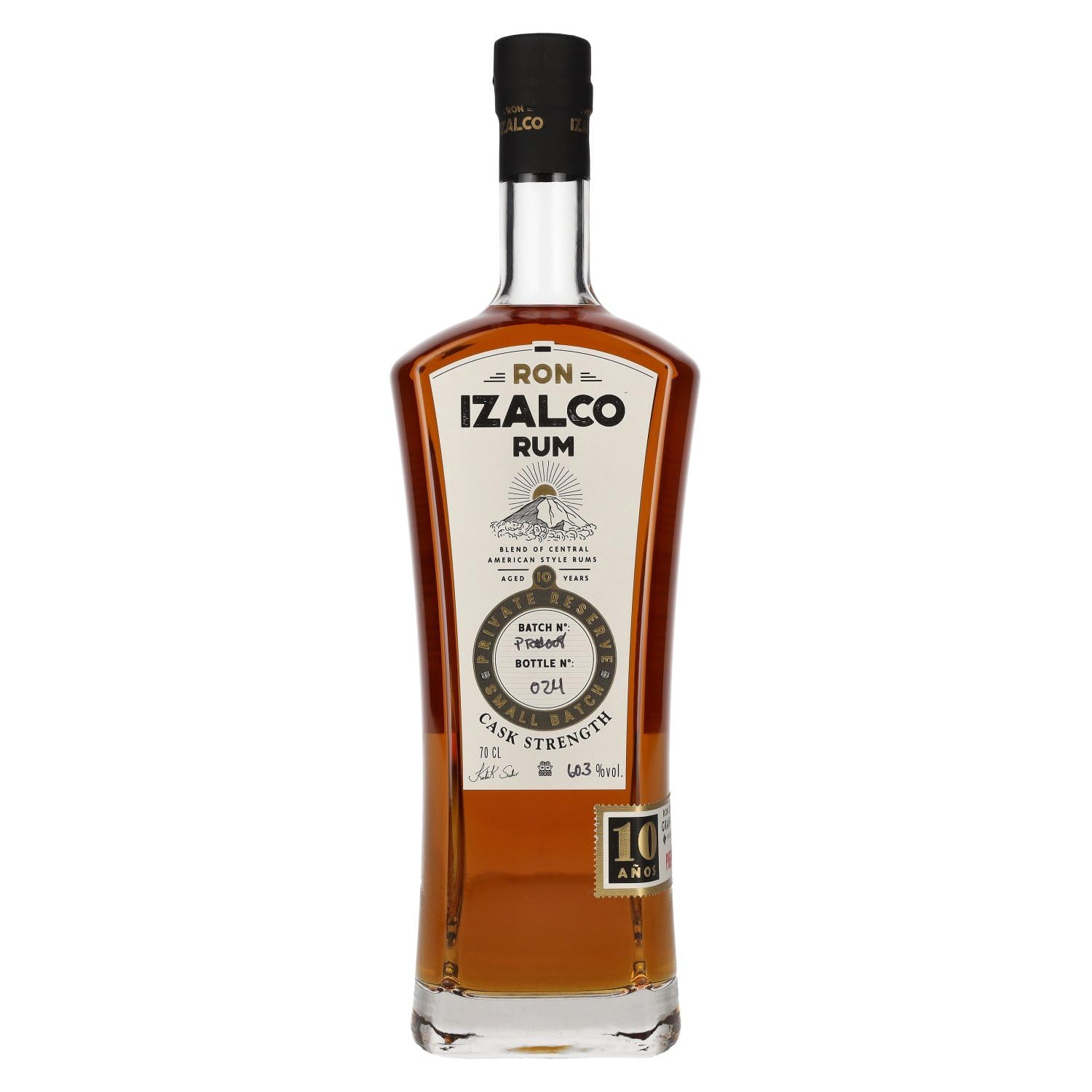 Ron Izalco Gran Reserva 10 Años Rum CASK STRENGTH 60,3% Vol. 0,7l — Piscosaveur