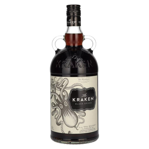 The Kraken Black Spiced 40% Vol. 1l en boîte cadeau avec Kerze — Piscosaveur