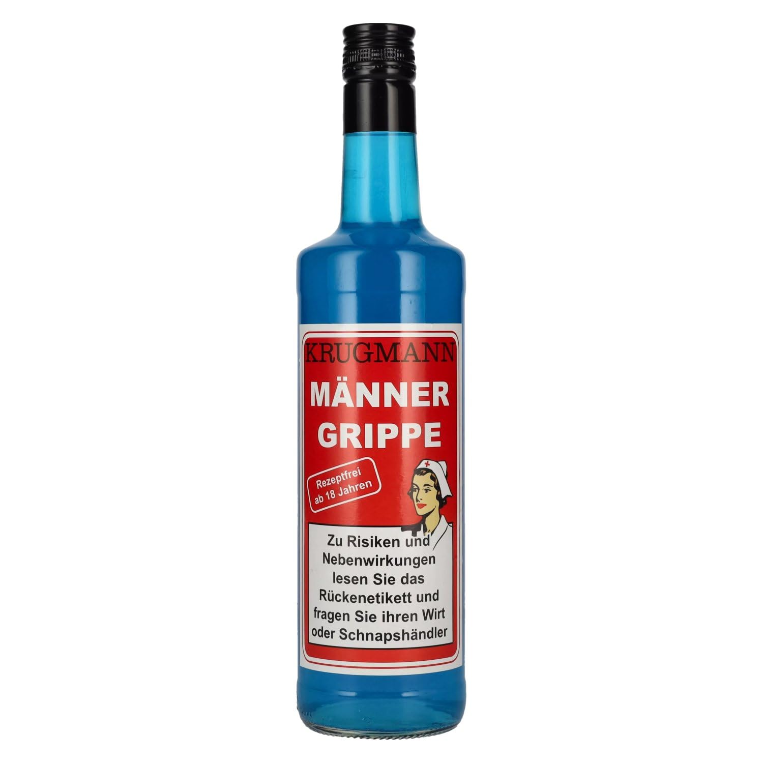 Krugmann MÄNNERGRIPPE Ice-Mint-Likör 15% Vol. 0,7l — Piscosaveur