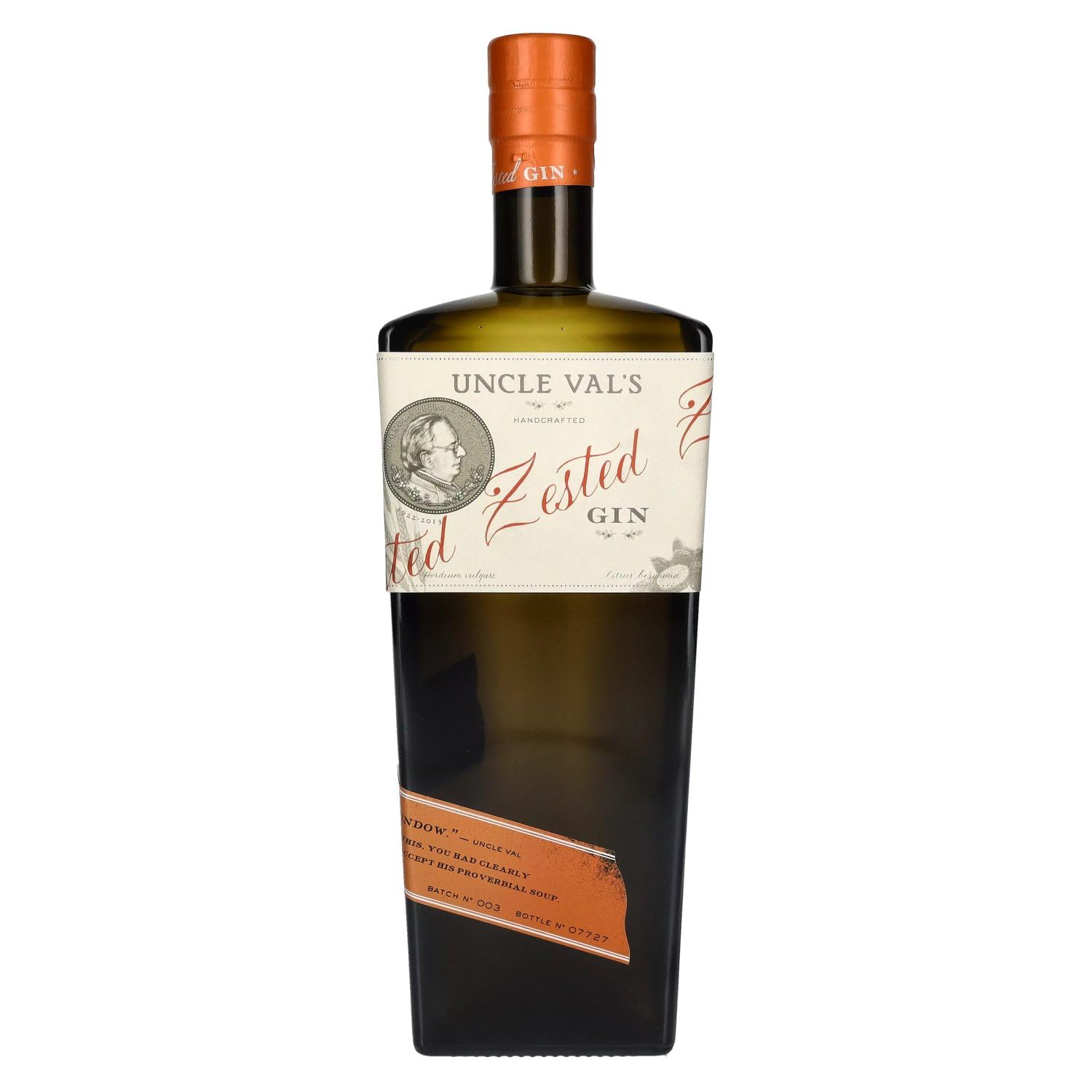 Uncle Val's Zested Gin Batch N° 003 45% Vol. 0,7l — Piscosaveur