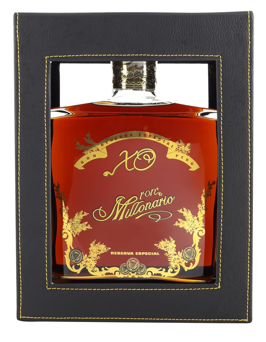 Ron Millonario XO Reserva Especial 40% Vol. 1,5l en boîte cadeau in Lederoptik