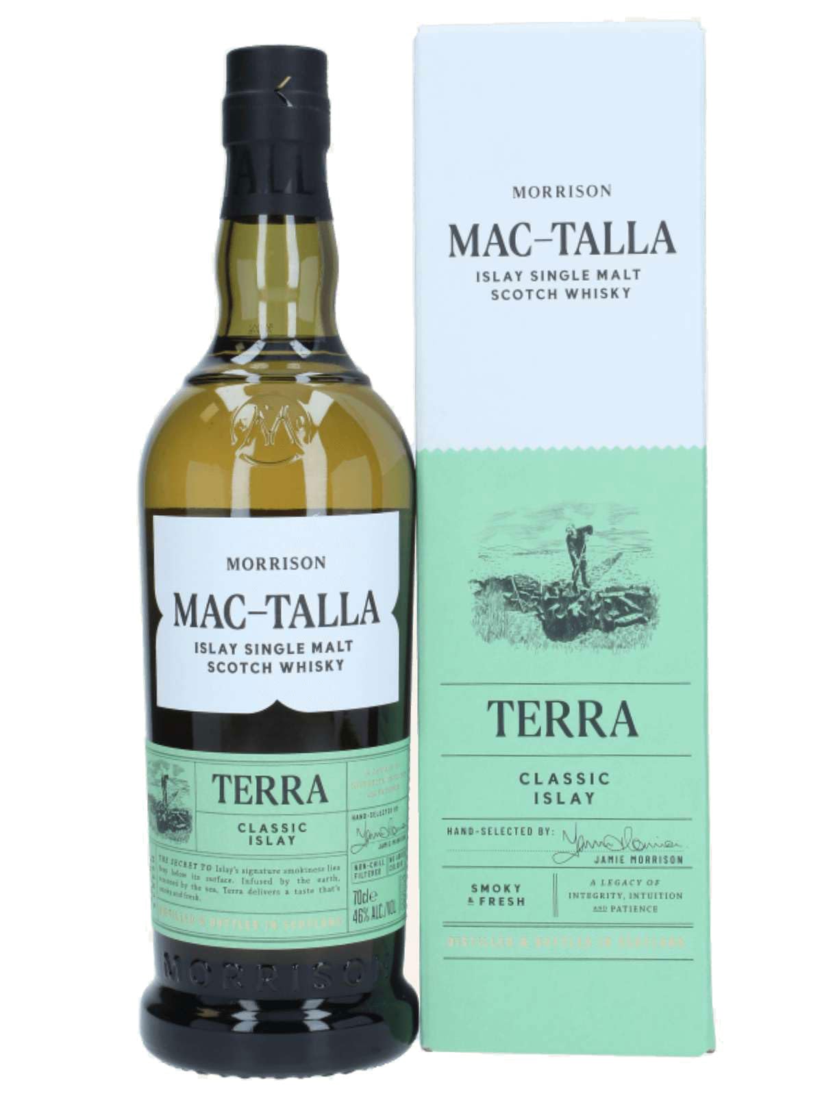 Mac-Talla Morrison TERRA Classic Islay Single Malt Scotch Whisky 46% V — Piscosaveur