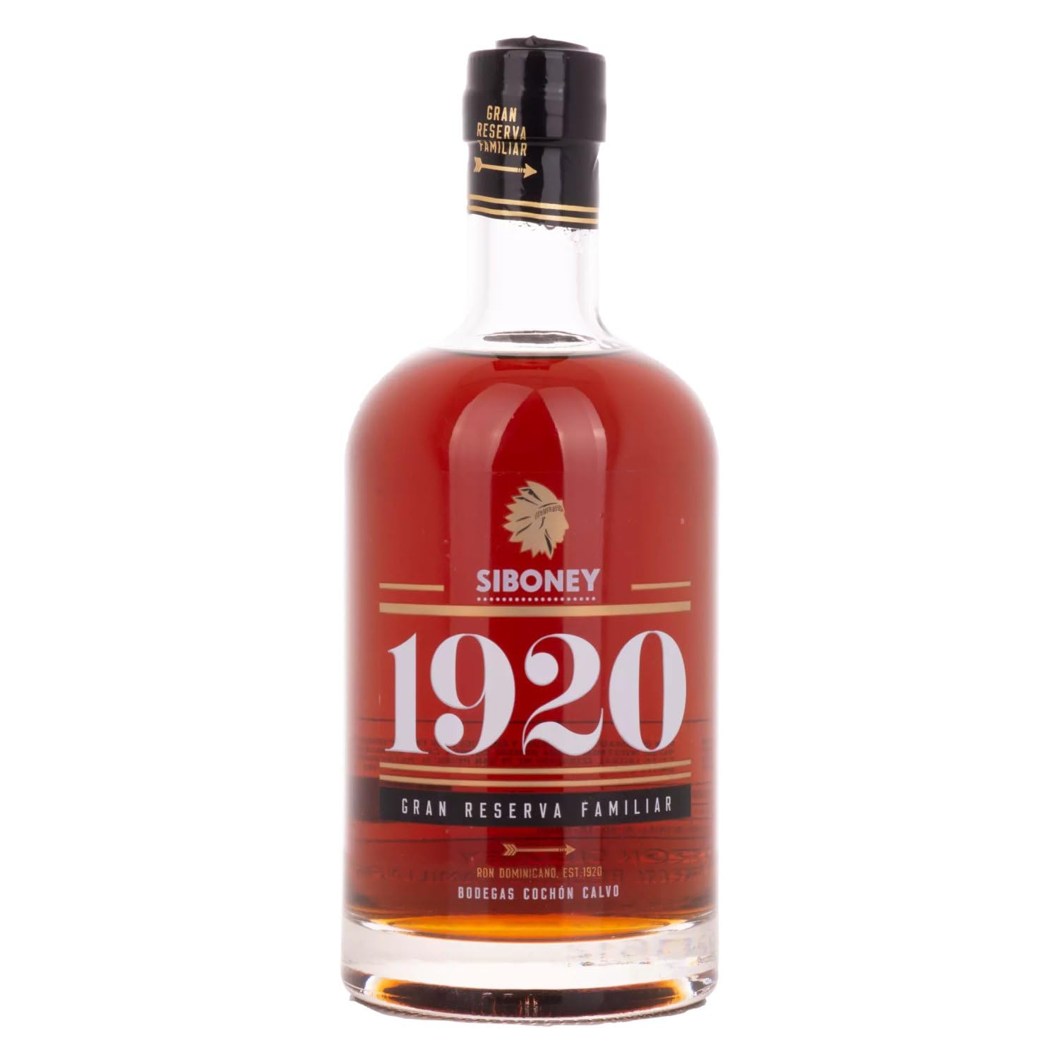 Ron Siboney 1920 GRAN RESERVA FAMILIAR Ron Dominicano 38% Vol. 0,7l — Piscosaveur