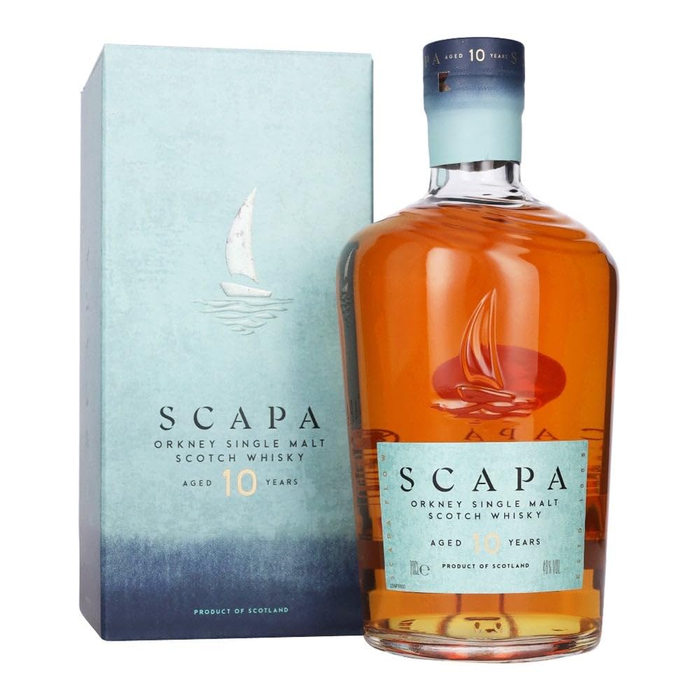 Scapa Orkney 10 Years Old Single Malt Scotch Whisky 48% Vol. 0,7l en b — Piscosaveur