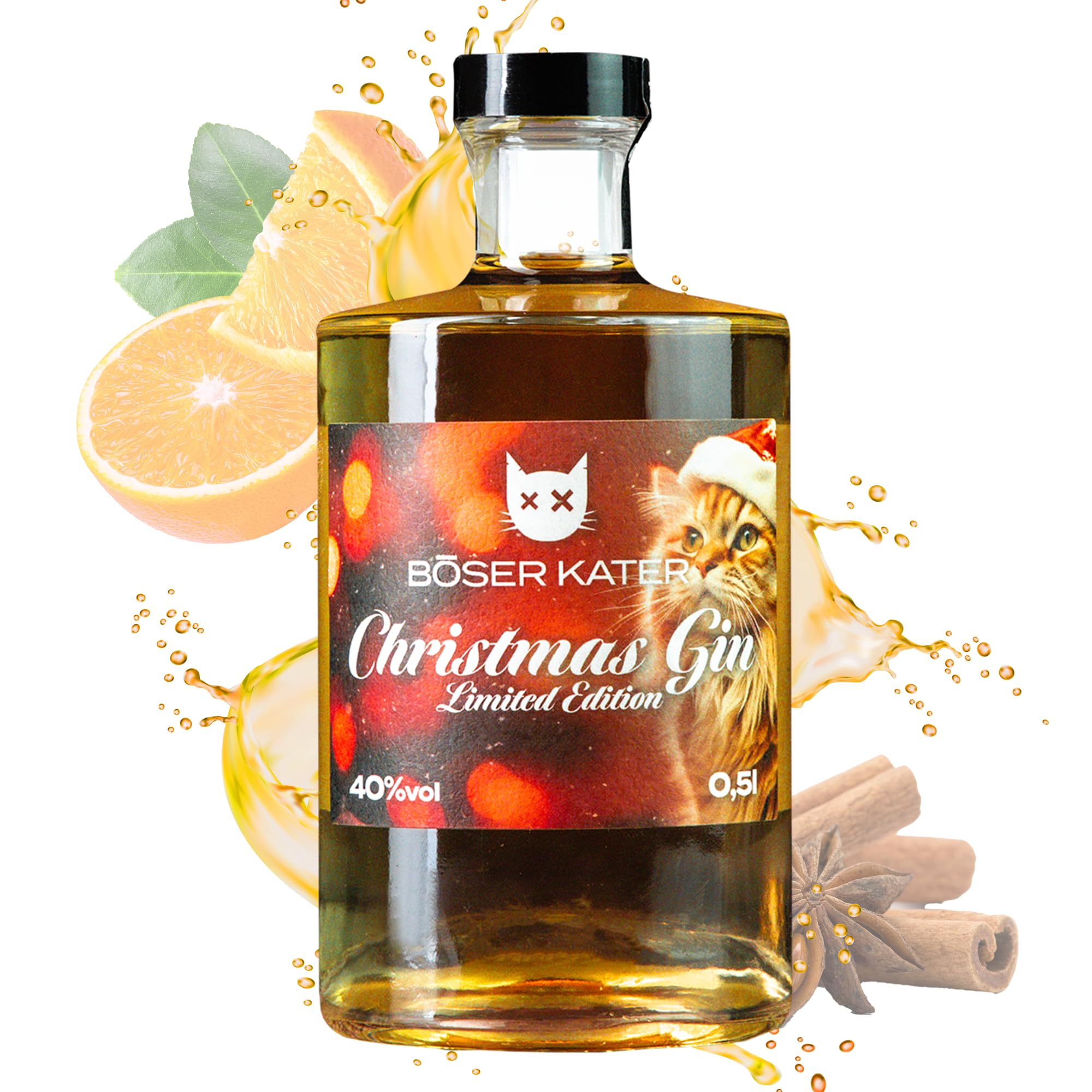 BÖSER KATER Christmas Gin Limited Edition 40% Vol. 0,5l — Piscosaveur