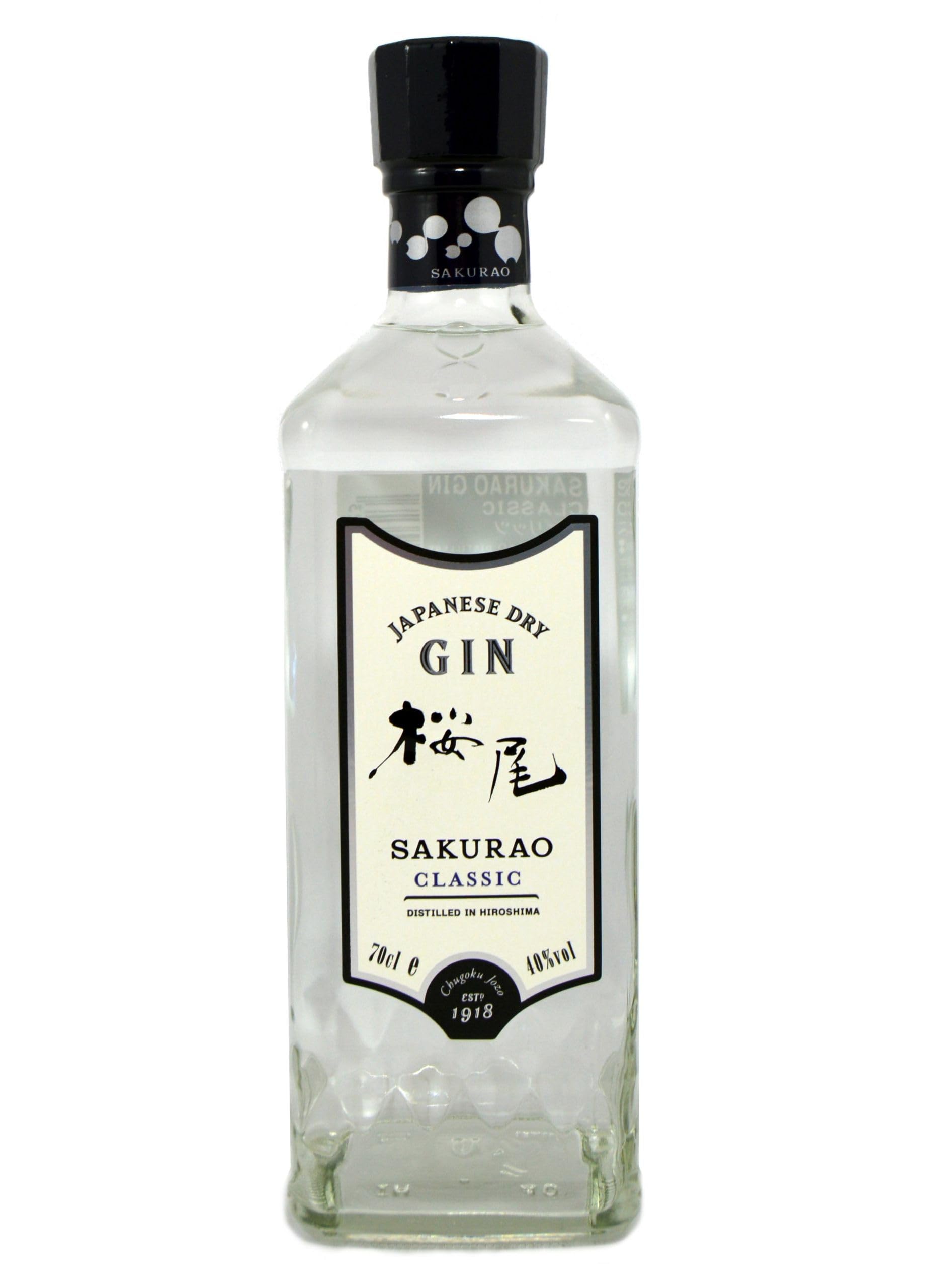 Sakurao Japanese Dry Gin CLASSIC 40% Vol. 0,7l — Piscosaveur
