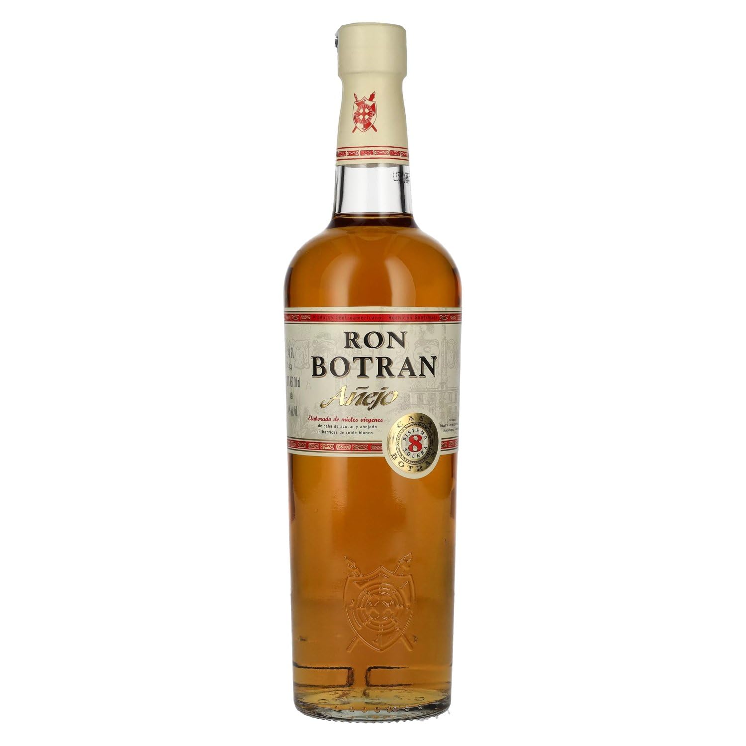 Botran Ron Añejo 8 Sistema Solera 40% Vol. 0,7l