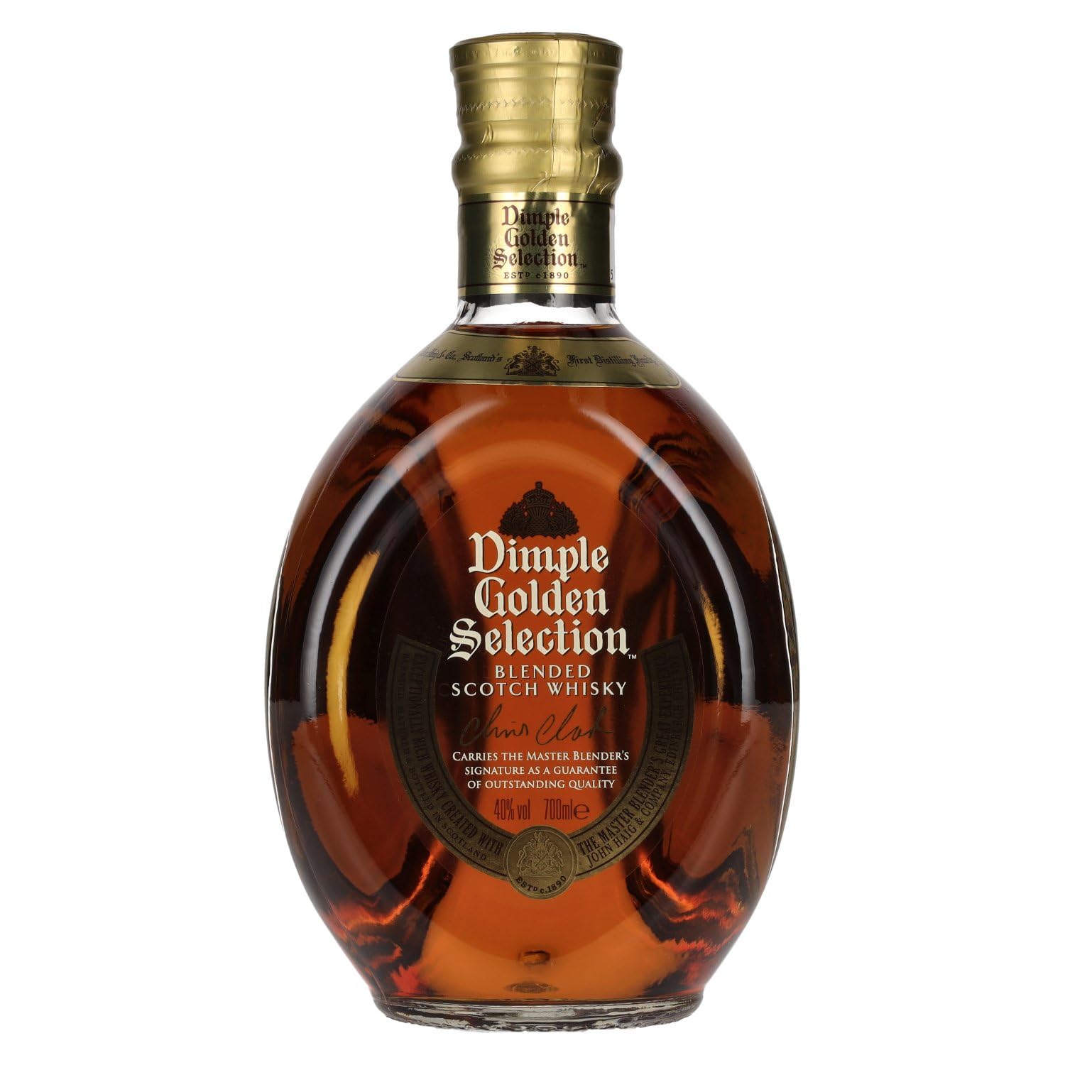 Dimple GOLDEN SELECTION Blended Scotch Whisky 40% Vol. 0,7l — Piscosaveur