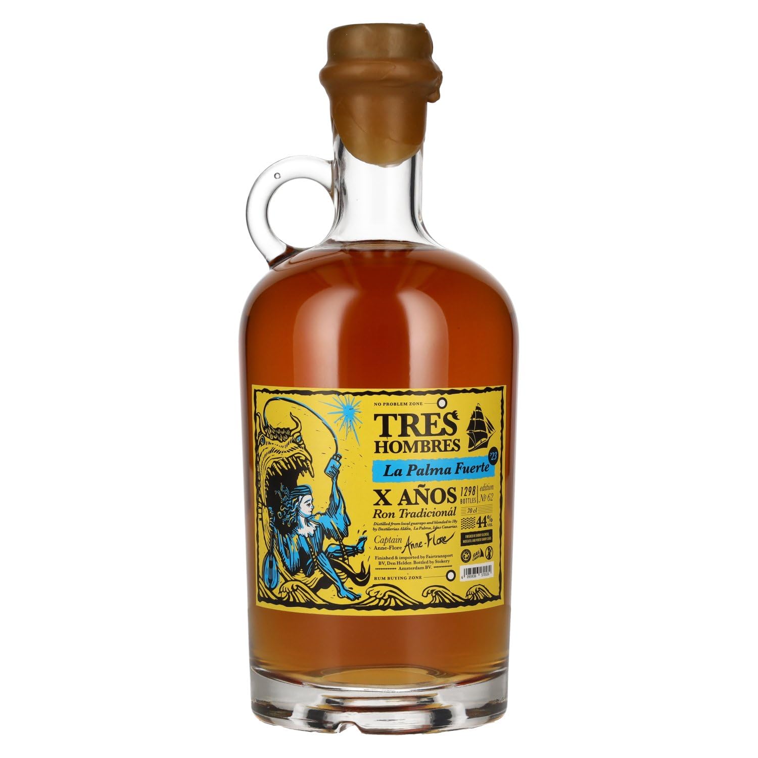 Tres Hombres La Palma Fuerte 10 Años Edition 62 2023 44% Vol. 0,7l — Piscosaveur