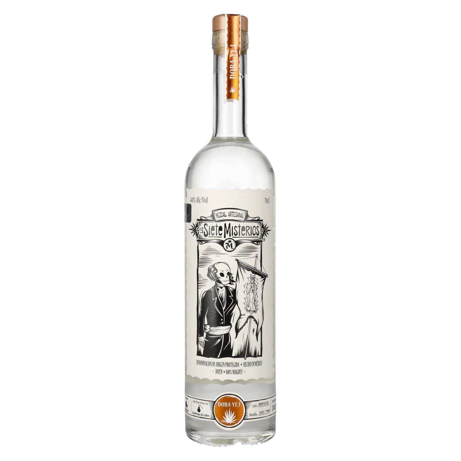 Los Siete Misterios DOBA-YEJ Mezcal Artesanal DOP 2023 44% Vol. 0,7l — Piscosaveur