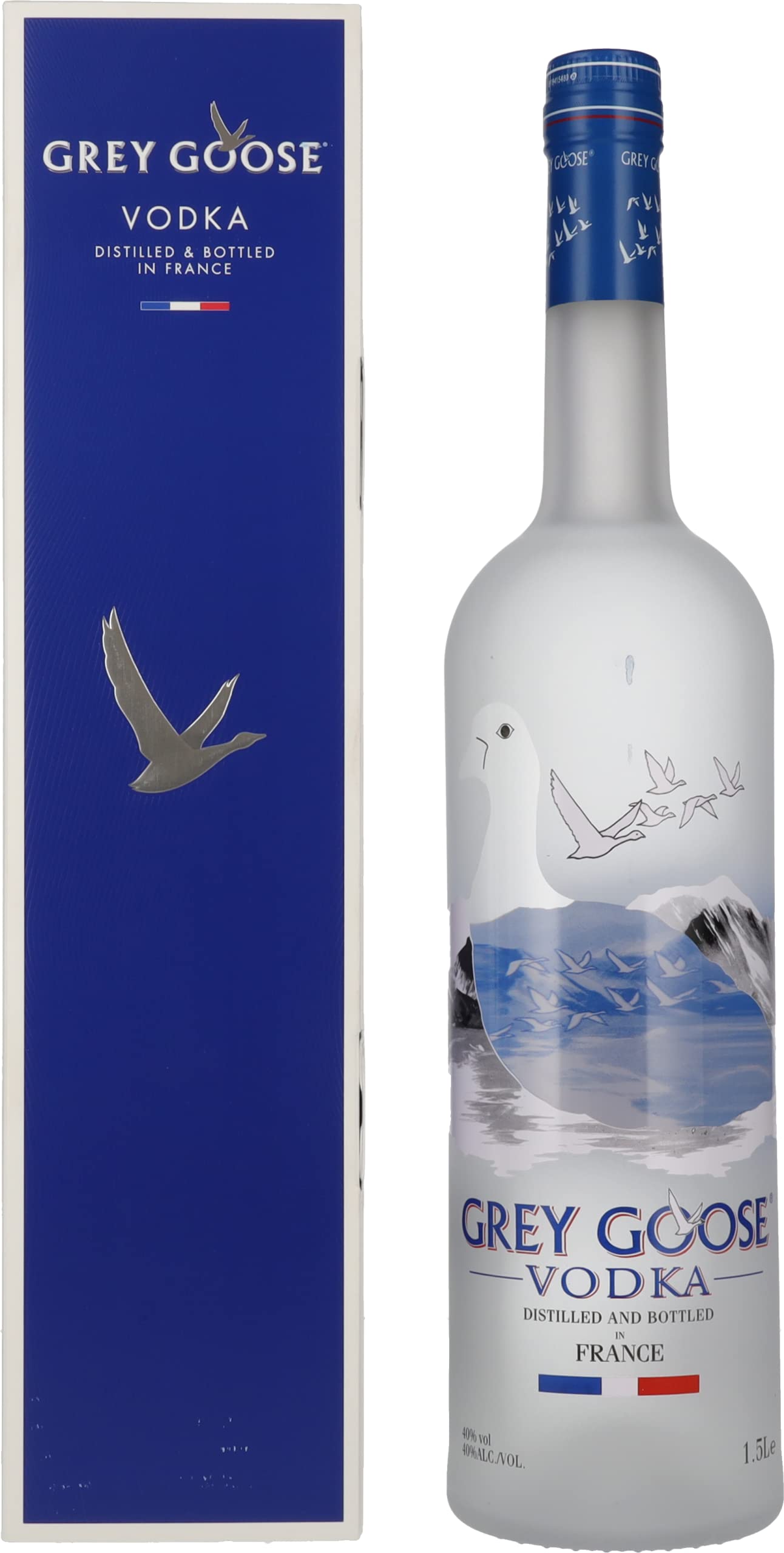 Grey Goose Vodka 40% Vol. 1,5l en boîte cadeau — Piscosaveur