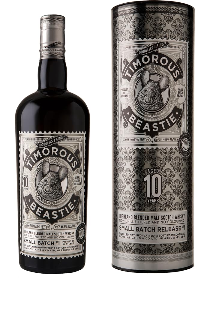 Douglas Laing TIMOROUS BEASTIE 10 Years Old Small Batch Release 46,8%  — Piscosaveur