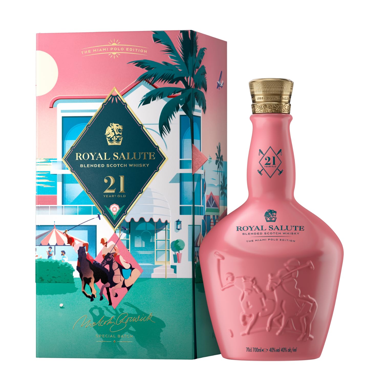 Royal Salute 21 Years Old THE MIAMI POLO EDITION Blended Scotch Whisky — Piscosaveur