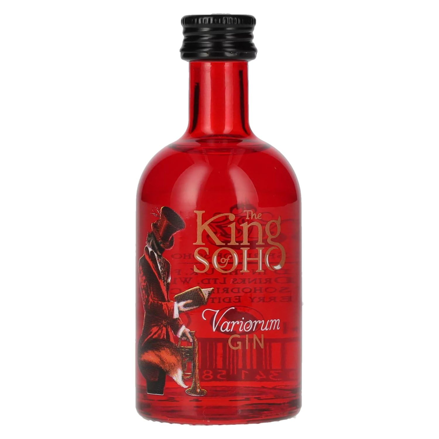 The King of Soho Variorum Gin Strawberry Edition 37,5% Vol. 0,05l — Piscosaveur