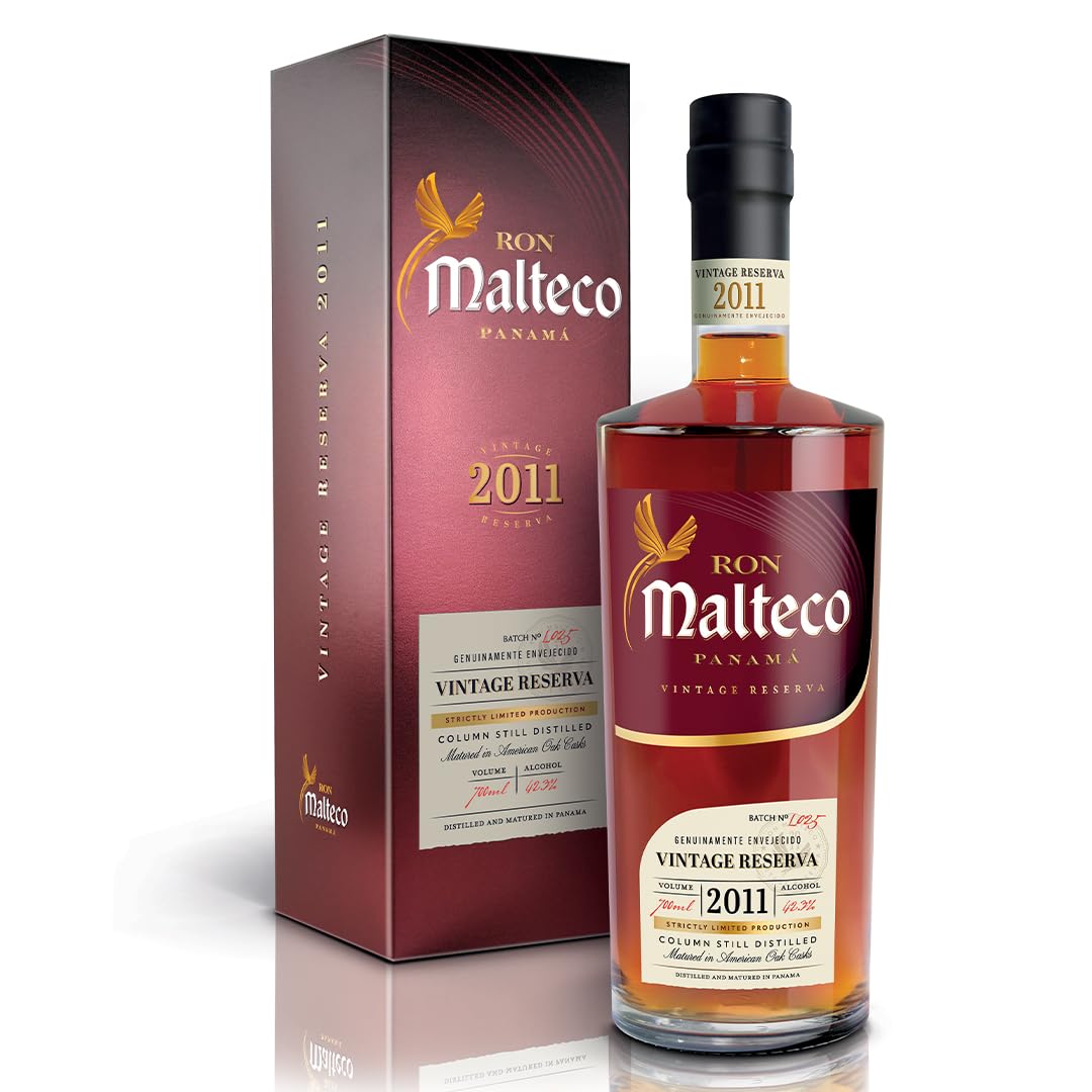 Ron Malteco Vintage Reserva Panamá 2011 42,3% Vol. 0,7l en boîte cadeau