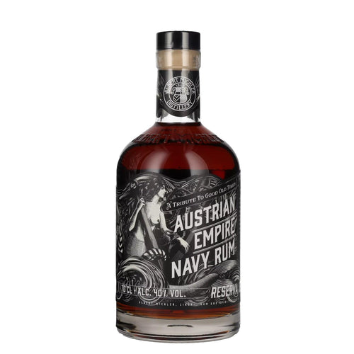 Austrian Empire Navy RESERVA 1863 Rum Based Spirit 40% Vol. 0,7l en boîte cadeau — Rhum — Piscosaveur