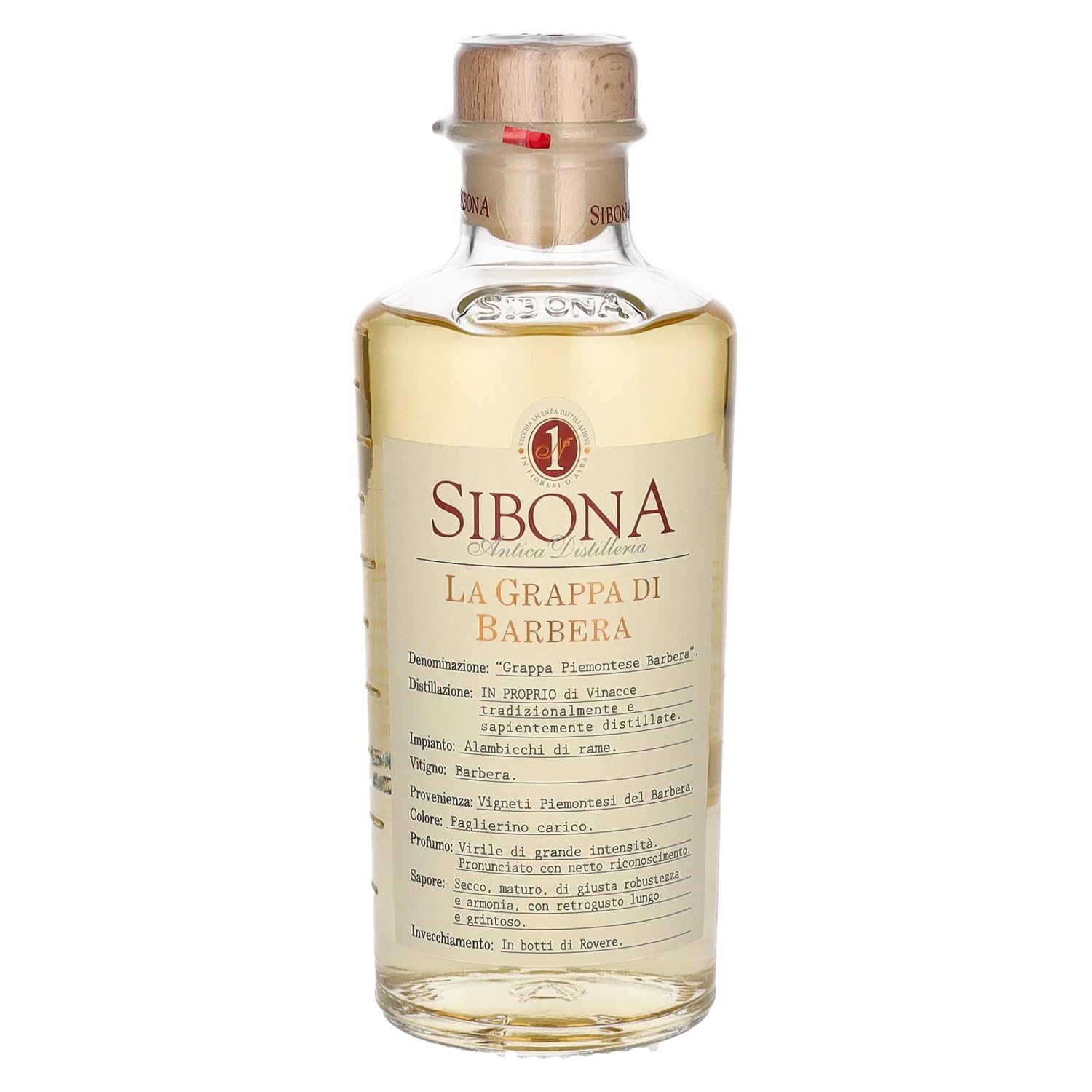 Sibona La Grappa di BARBERA 40% Vol. 0,5l — Piscosaveur