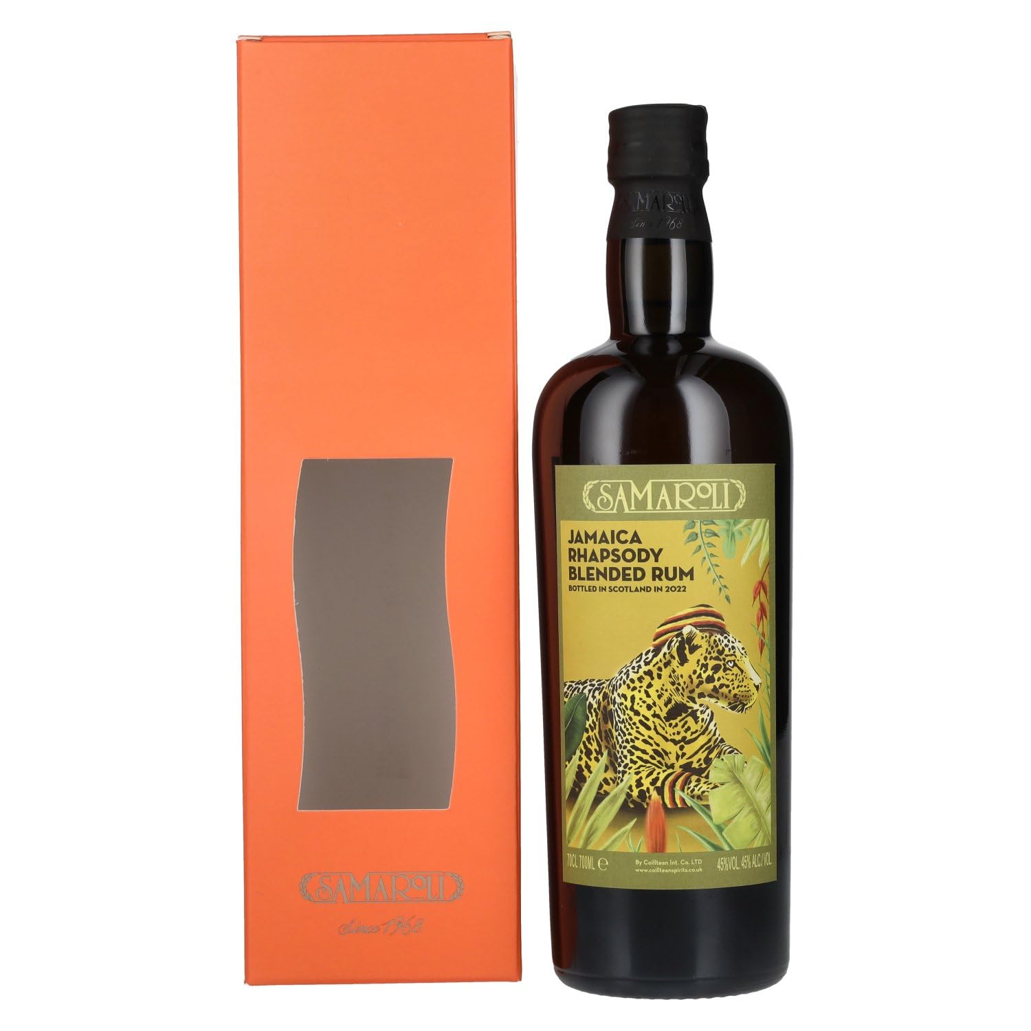 Samaroli Jamaica Rhapsody Blended Rum 2022 45% Vol. 0,7l en boîte cade — Piscosaveur