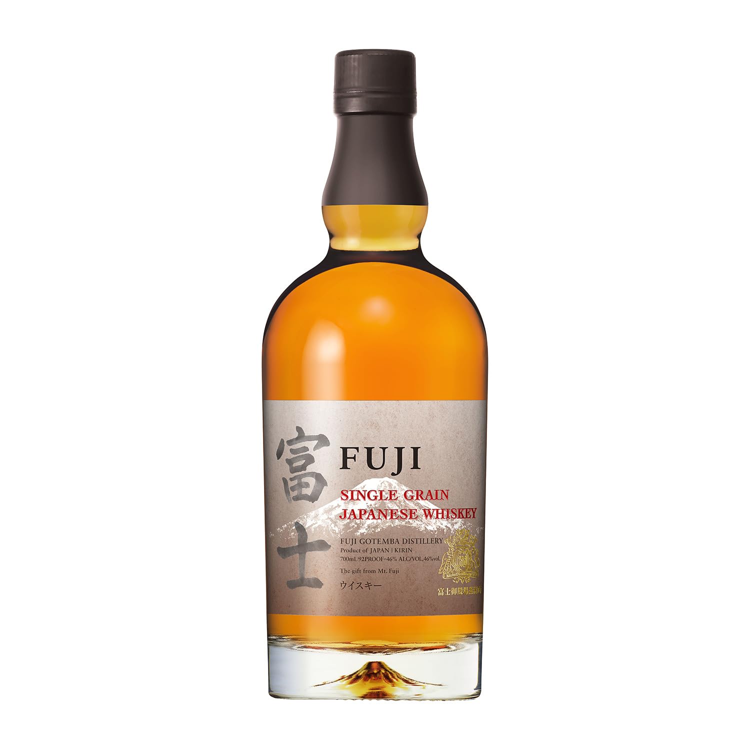 KIRIN FUJI Single Grain Japanese Whiskey 46% Vol. 0,7l en boîte cadeau — Piscosaveur