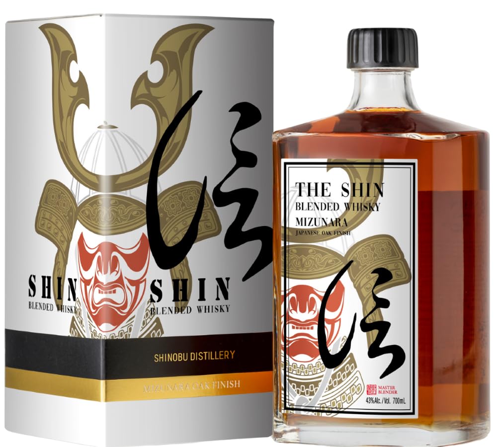 The Shin Blended Whisky MIZUNARA Japanese Oak Finish 43% Vol. 0,7l en  — Piscosaveur
