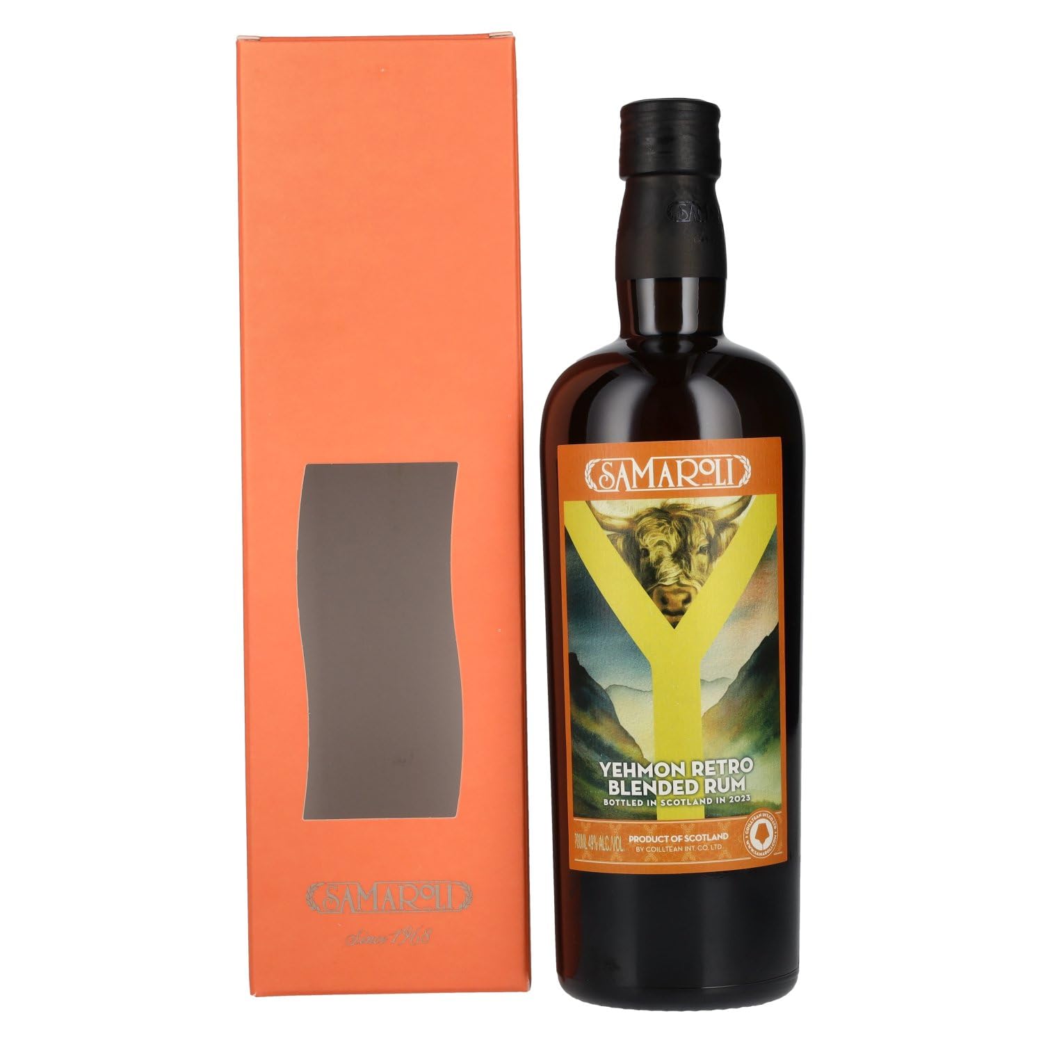 Samaroli Yehmon Retro Blended Rum 2023 49% Vol. 0,7l en boîte cadeau — Piscosaveur