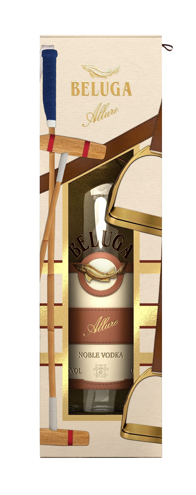 Beluga Allure Montenegro Special Edition Vodka 40% Vol. 0,7l en boîte cadeau — Vodka — Piscosaveur