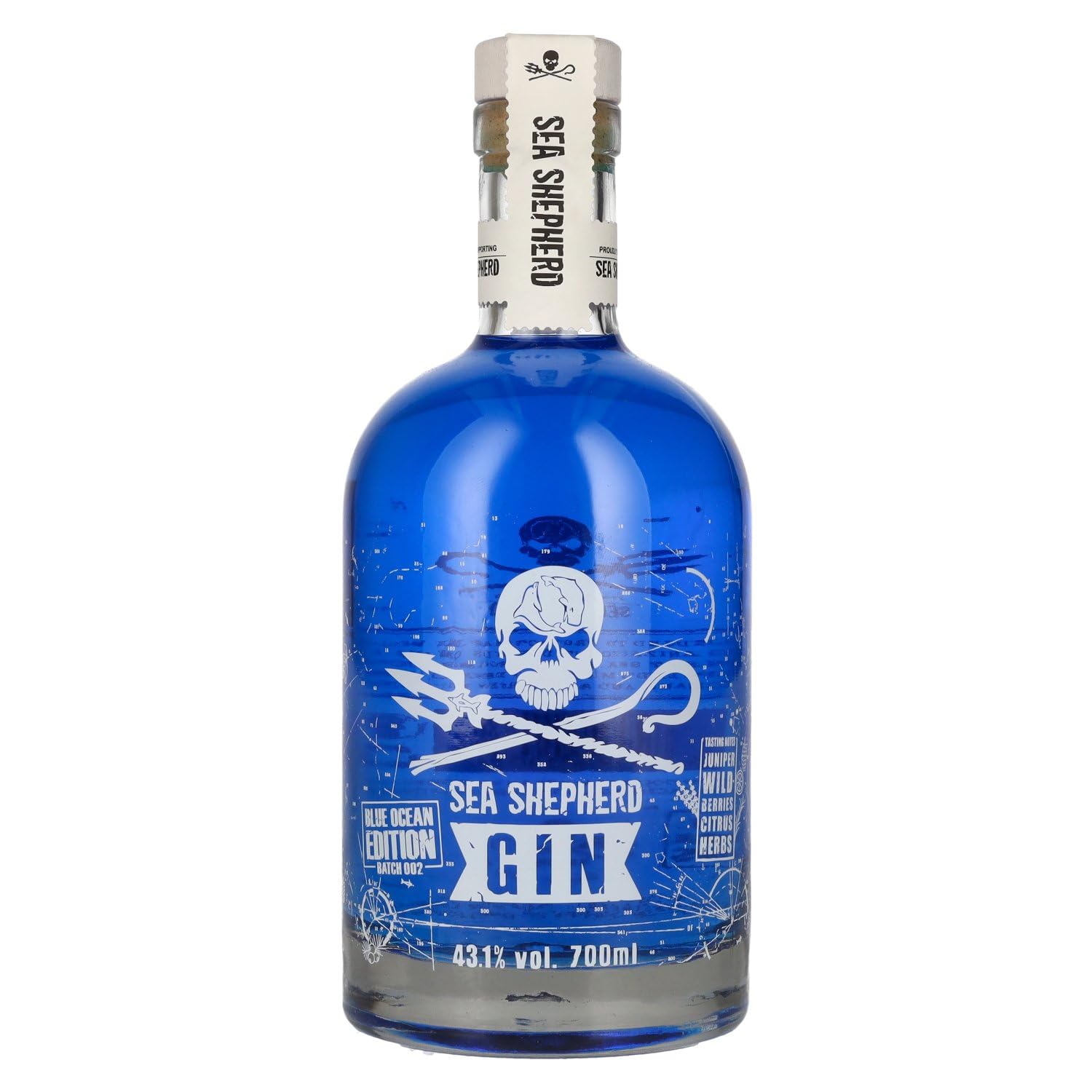 Sea Shepherd Gin BLUE OCEAN EDITION BATCH 002 43,1% Vol. 0,7l — Piscosaveur