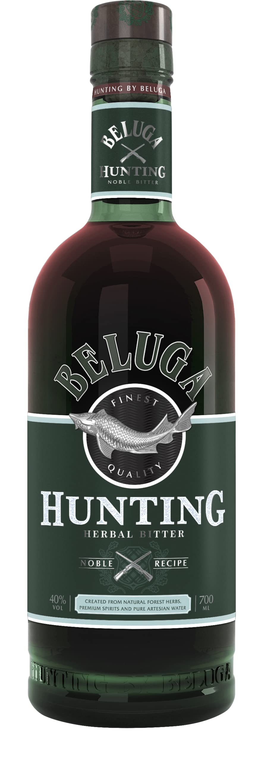 Beluga Hunting HERBAL Noble Bitter 40% Vol. 0,7l — Spiritueux — Piscosaveur