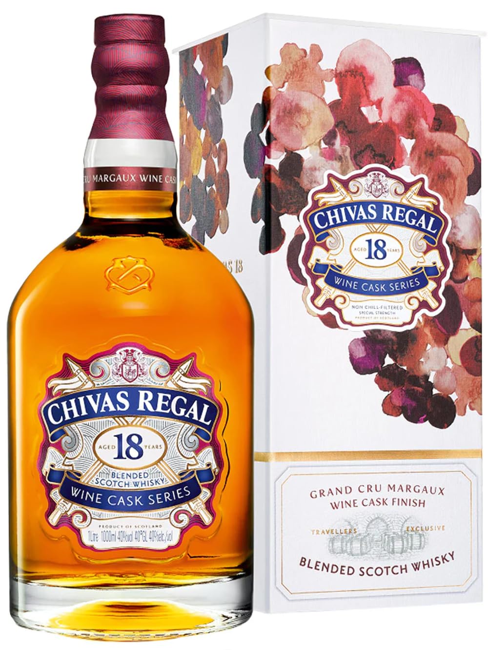Chivas Regal 18 Years Old Margaux Cask Finish 48% Vol. 1l en boîte cadeau