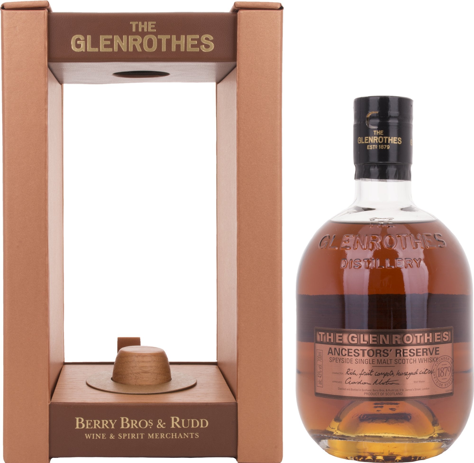 The Glenrothes ANCESTORES RESERVE 43% Vol. 0,7l en boîte cadeau — Piscosaveur