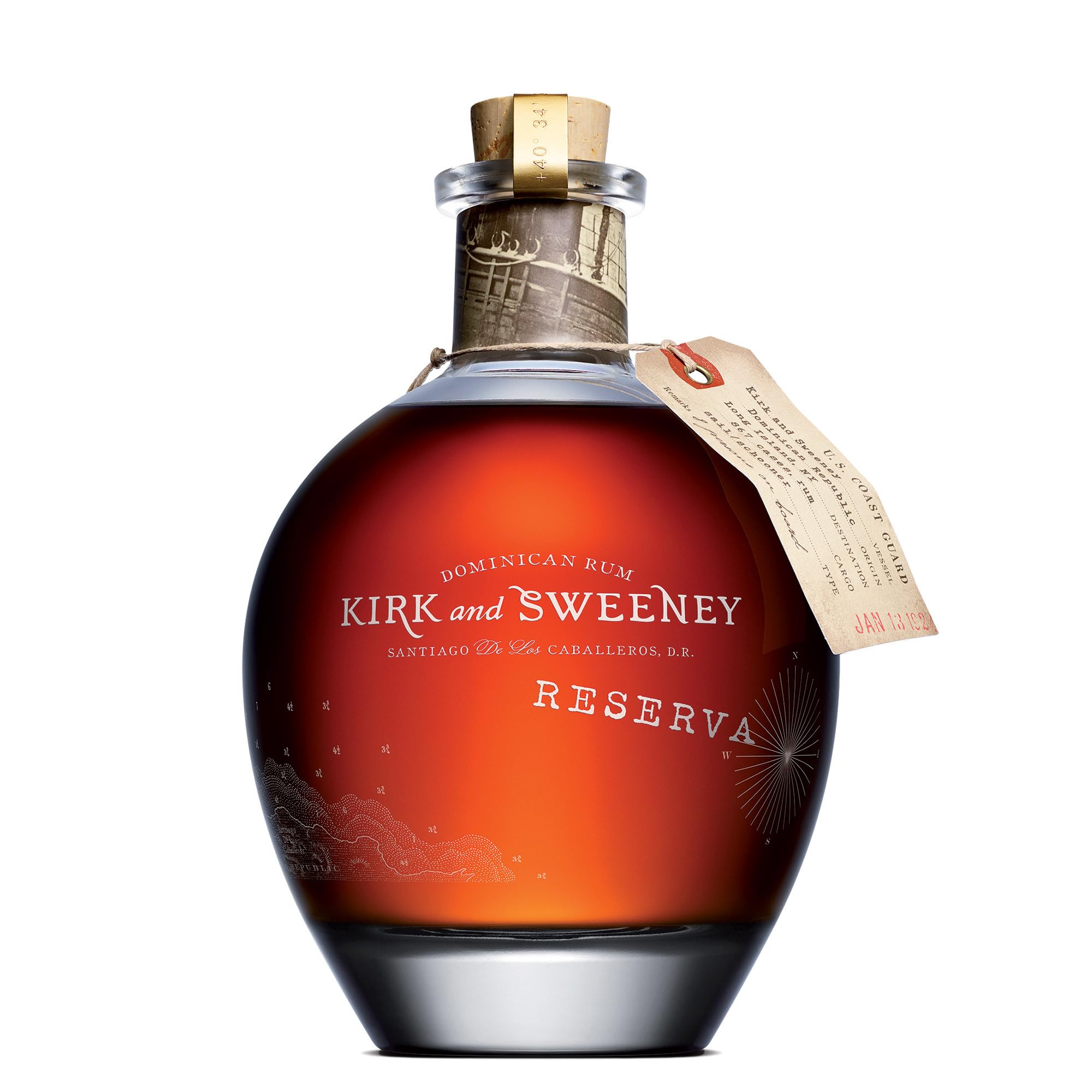 Kirk and Sweeney RESERVA Dominican Rum 40% Vol. 0,7l — Piscosaveur