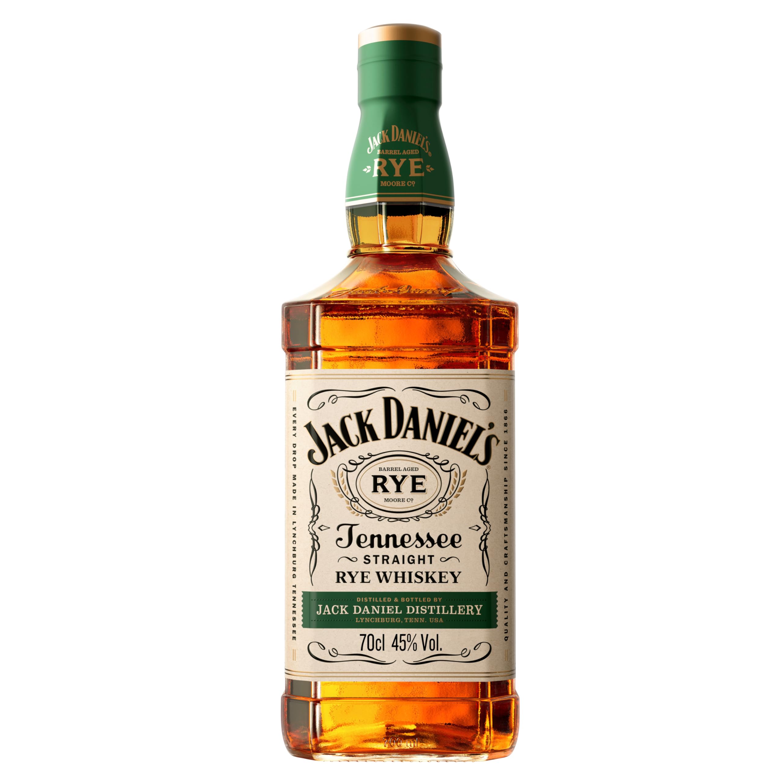 Jack Daniel's Tennessee RYE Straight Rye Whiskey 45% Vol. 0,7l