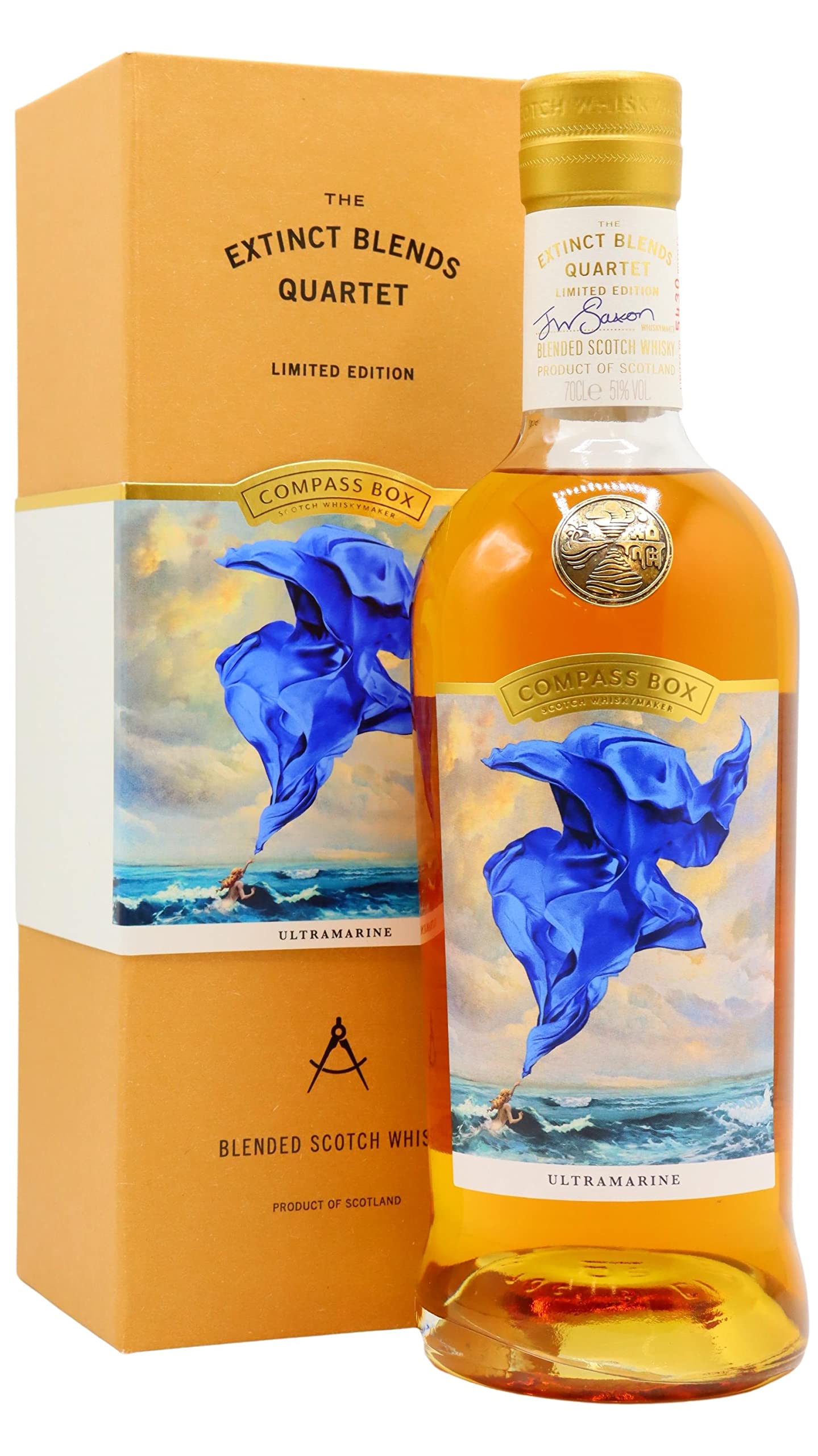 Compass Box ULTRAMARINE Extinct Blends Quartet Blended Scotch Whisky 5 — Piscosaveur