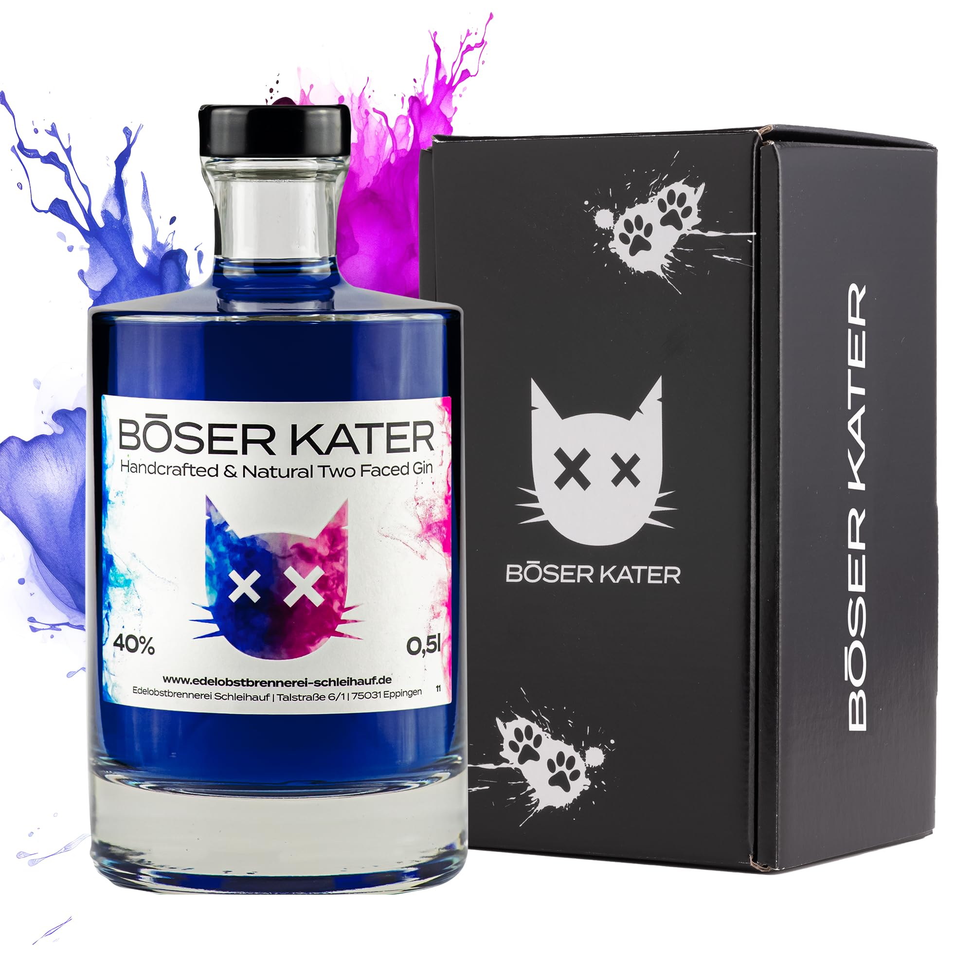 BÖSER KATER Handcrafted Two Faced Gin 40% Vol. 0,5l — Piscosaveur