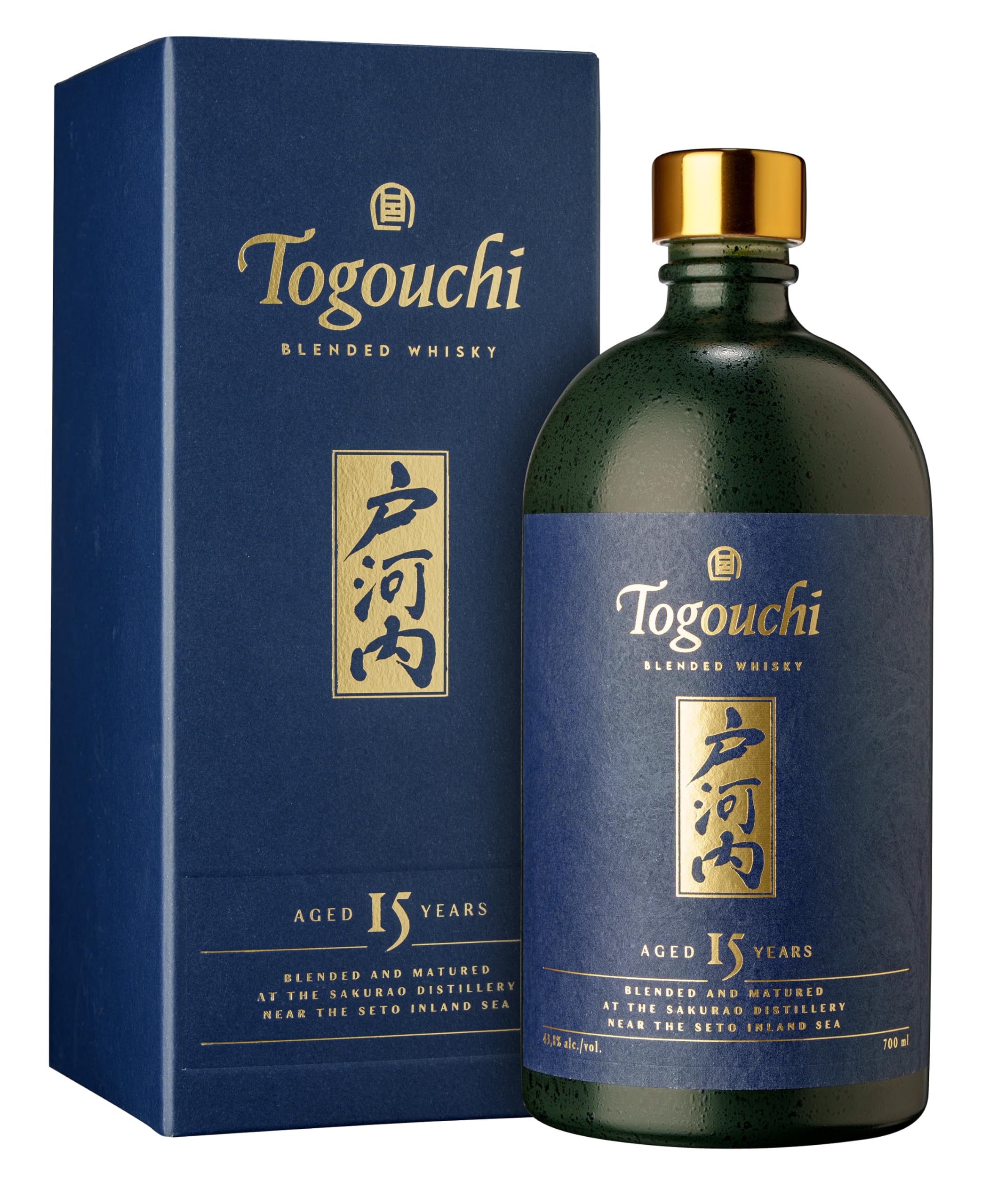 Togouchi 15 Years Old Japanese Blended Whisky 43,8% Vol. 0,7l en boîte — Piscosaveur