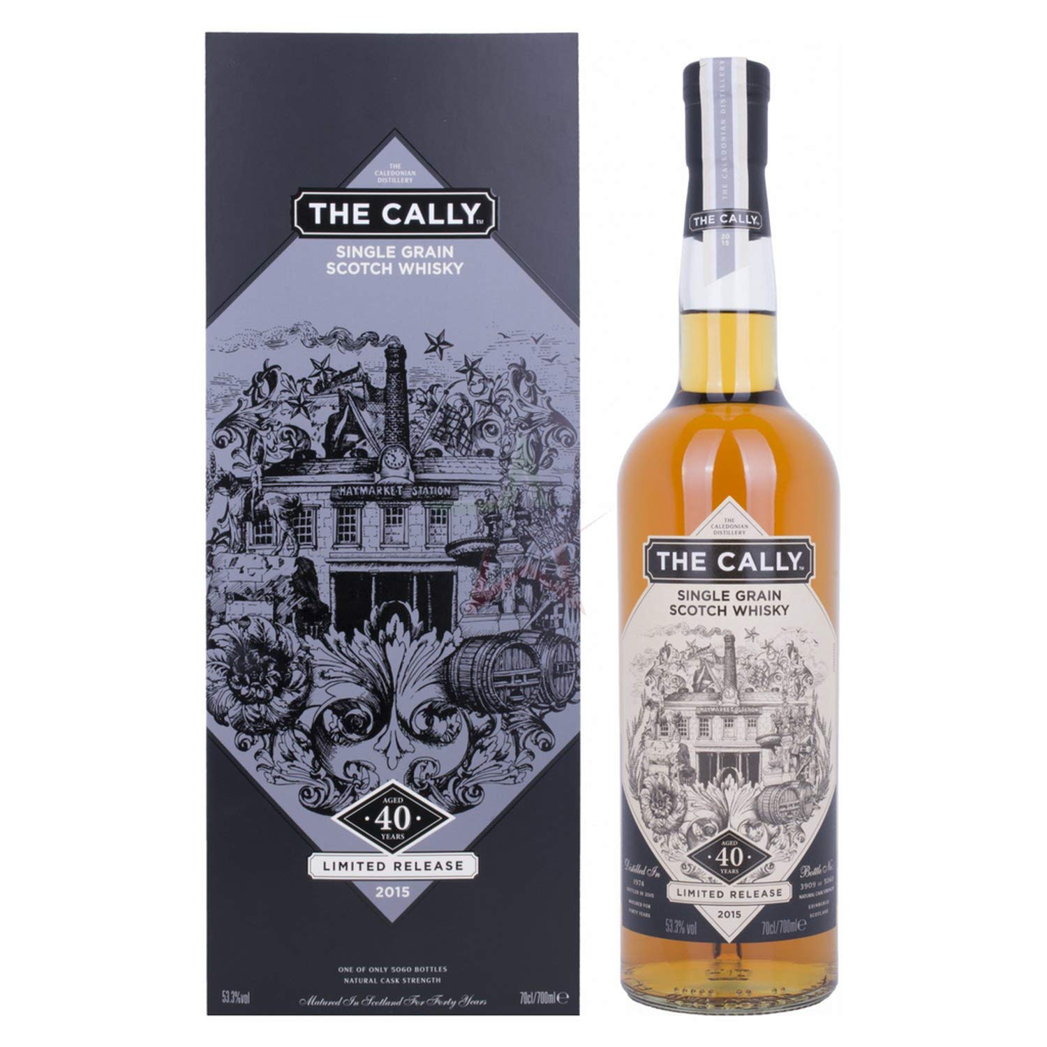 Caledonian The Cally 40 Years Old Limited Release 2015 53,3% Vol. 0,7l en boîte cadeau